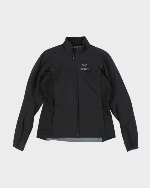 Arc'teryx Black Windbreaker Jacket - M Denim Fabric Leather Fabric Suede Fabric