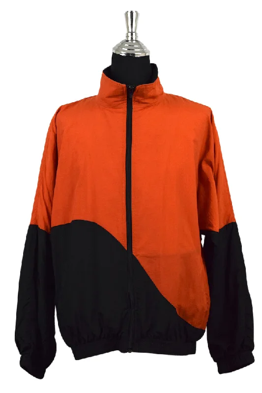 Orange and Black Spray Jacket Elasticated Jacket Padded Jacket Insulated Jacket