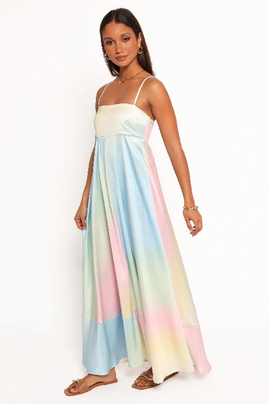 Mistie Maxi Dress - Multi Elegant Floral Maxi Dress