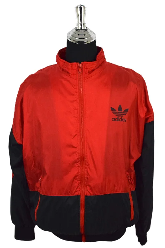 Adidas Brand Spray Jacket Front Pockets Side Pockets Patch Pockets