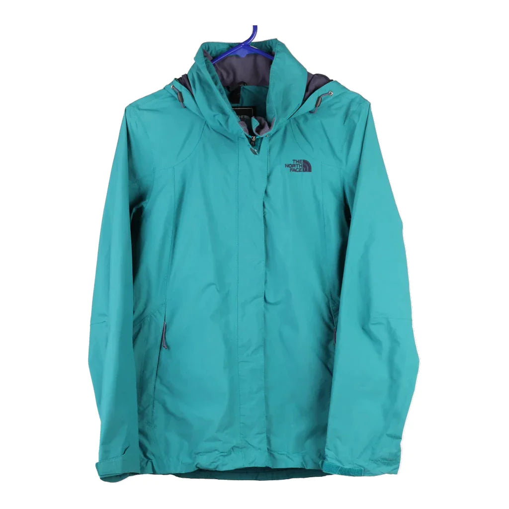 The North Face Jacket - Small Blue Polyester Collared Jacket Crew Neck Jacket Turtle Neck Jacket