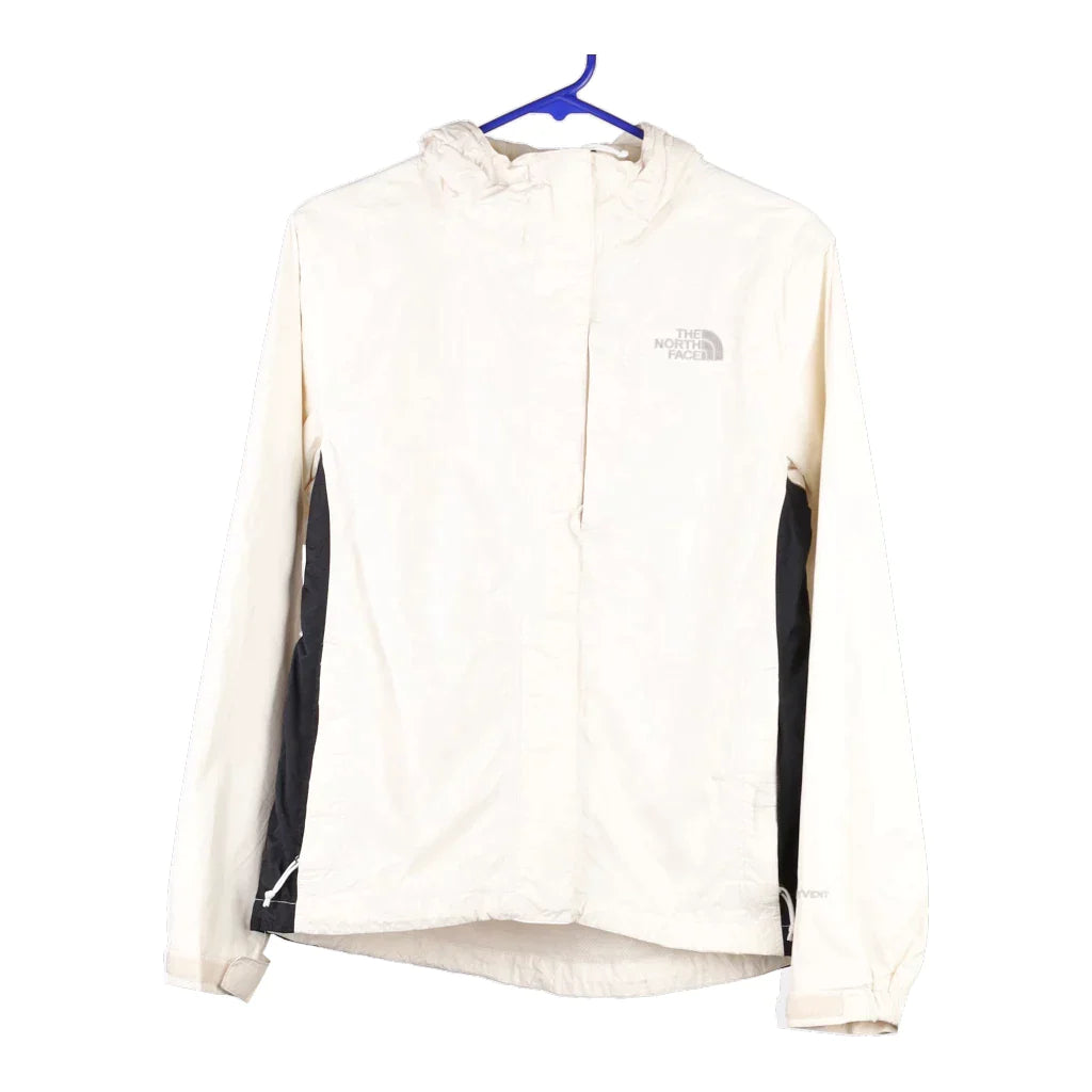 The North Face Jacket - XS White Polyester Boat Neck Shawl Collar Notched Collar