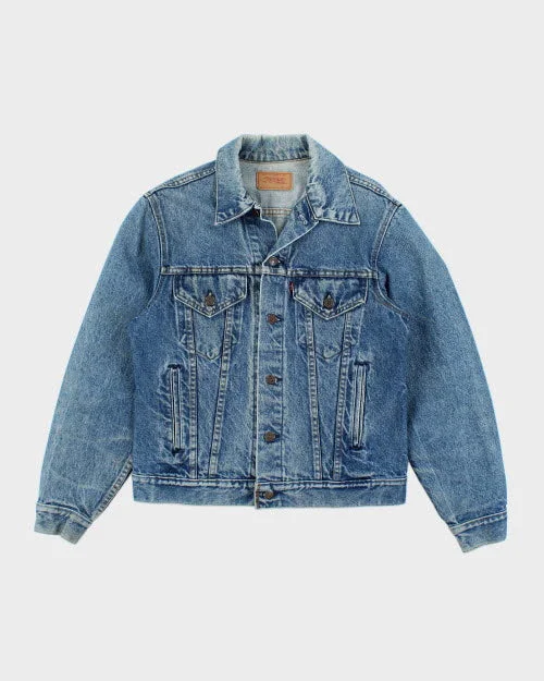 Vintage 70s/80s Denim Jacket - M Cotton Jacket Linen Jacket Terry Jacket