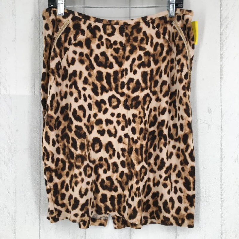 1.5(M/L) Animal print skirt denim skirt fashionable