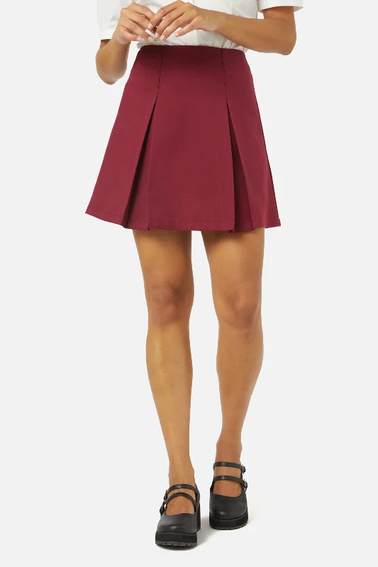 Emma Mini Skirt velvet skirt plush