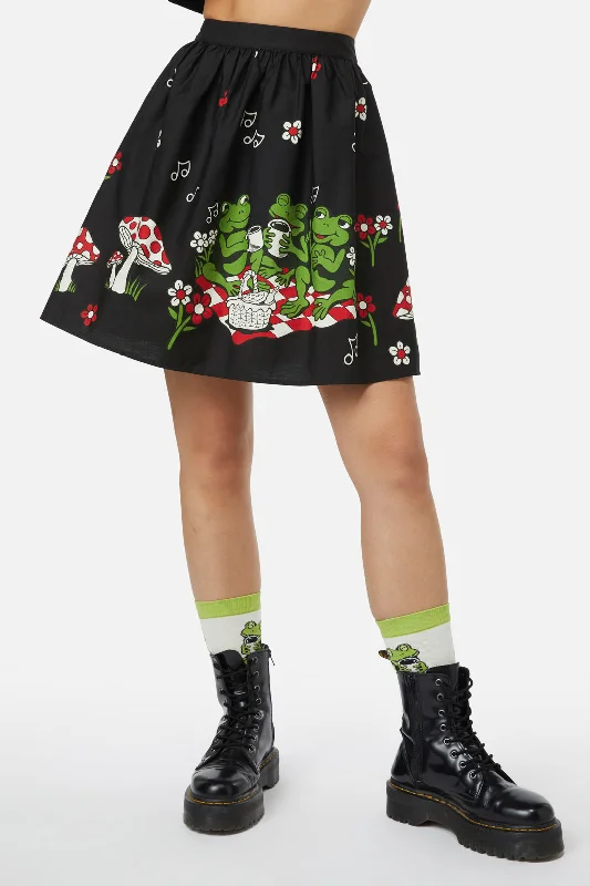 Froggy Picnic Skirt athletic skirt fit