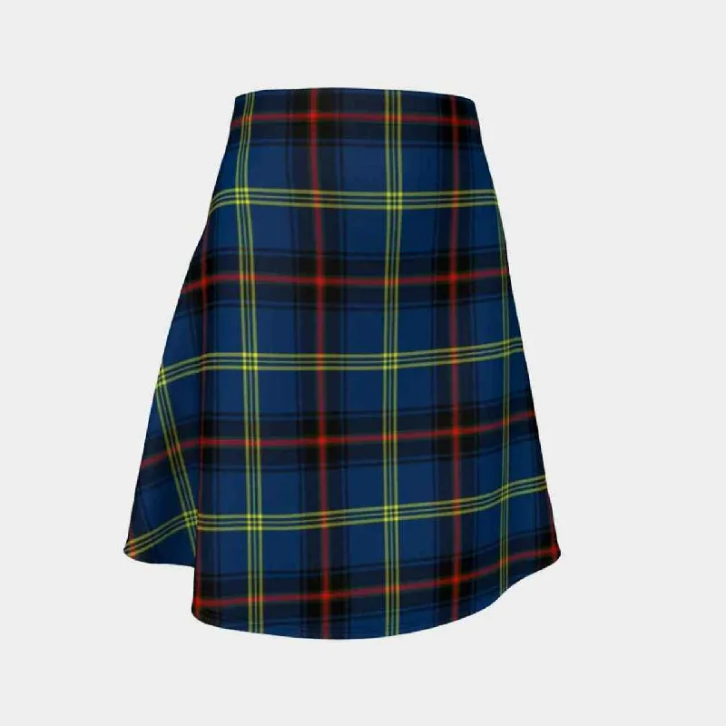 Grewar Tartan Flared Skirt denim skirt casual