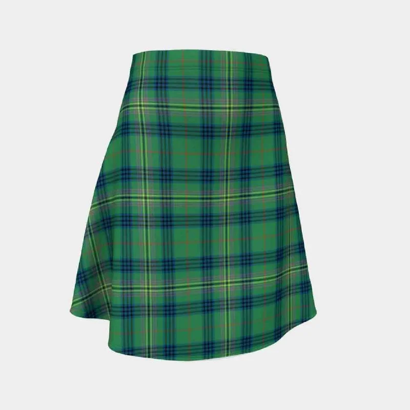 Kennedy Ancient Tartan Flared Skirt boho skirt vibe