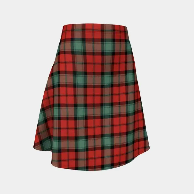 Kerr Ancient Tartan Flared Skirt cotton skirt soft