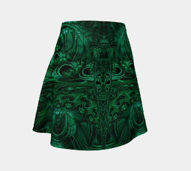 MEGANEUROPSIS FLARE SKIRT lace skirt feminine