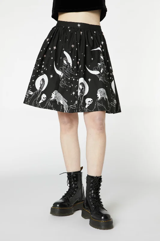 Moon Child Skirt leather skirt refined