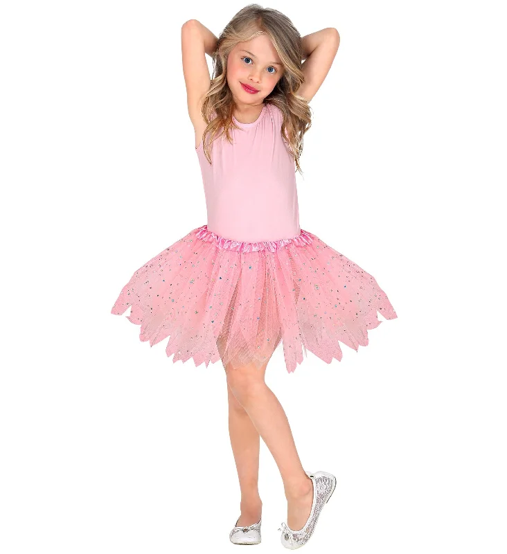 Sparkling Tutu Skirt Pink Kids vintage skirt charm